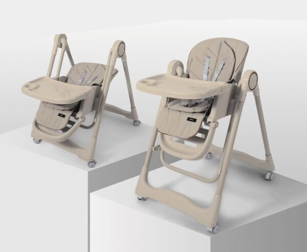 Chaise Haute Bébé Kaki Élégante & Moderne | AG600