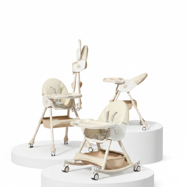 Chaise Haute Multi-Positions Burbay – Confort et Design | AC8033
