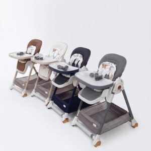 Chaise Haute Burbay Réglable avec Double Plateau | AC828