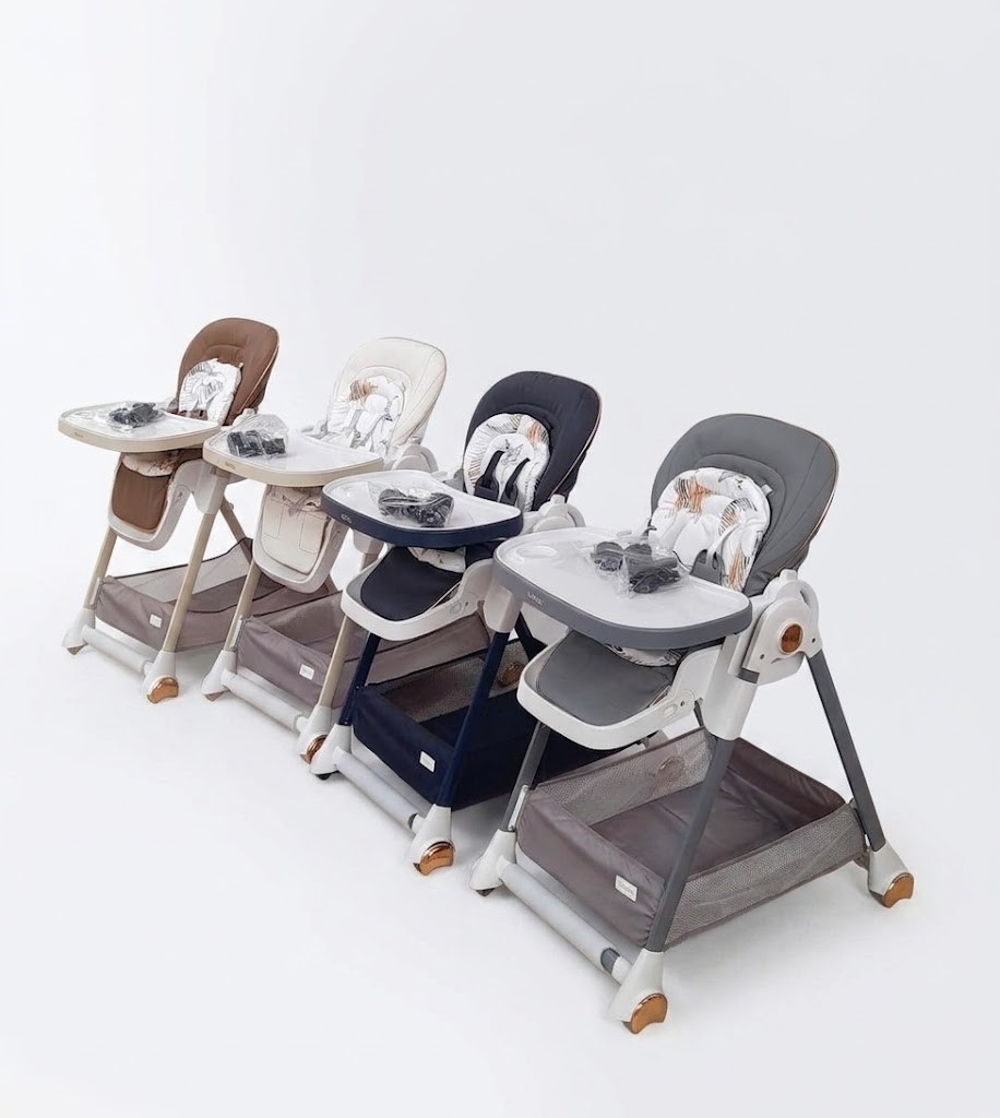 Chaise Haute Burbay Réglable avec Double Plateau | AC828