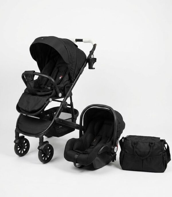 Poussette Burbay 3 en 1 – Poussette Bébé avec Maxi-Cosi & Sac à Langer | VC30+C