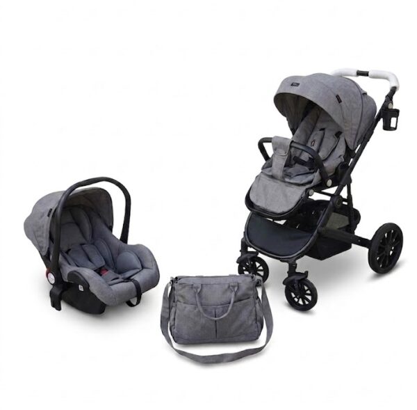 Poussette Burbay 3 en 1 – Poussette Bébé avec Maxi-Cosi & Sac à Langer | VC30+C