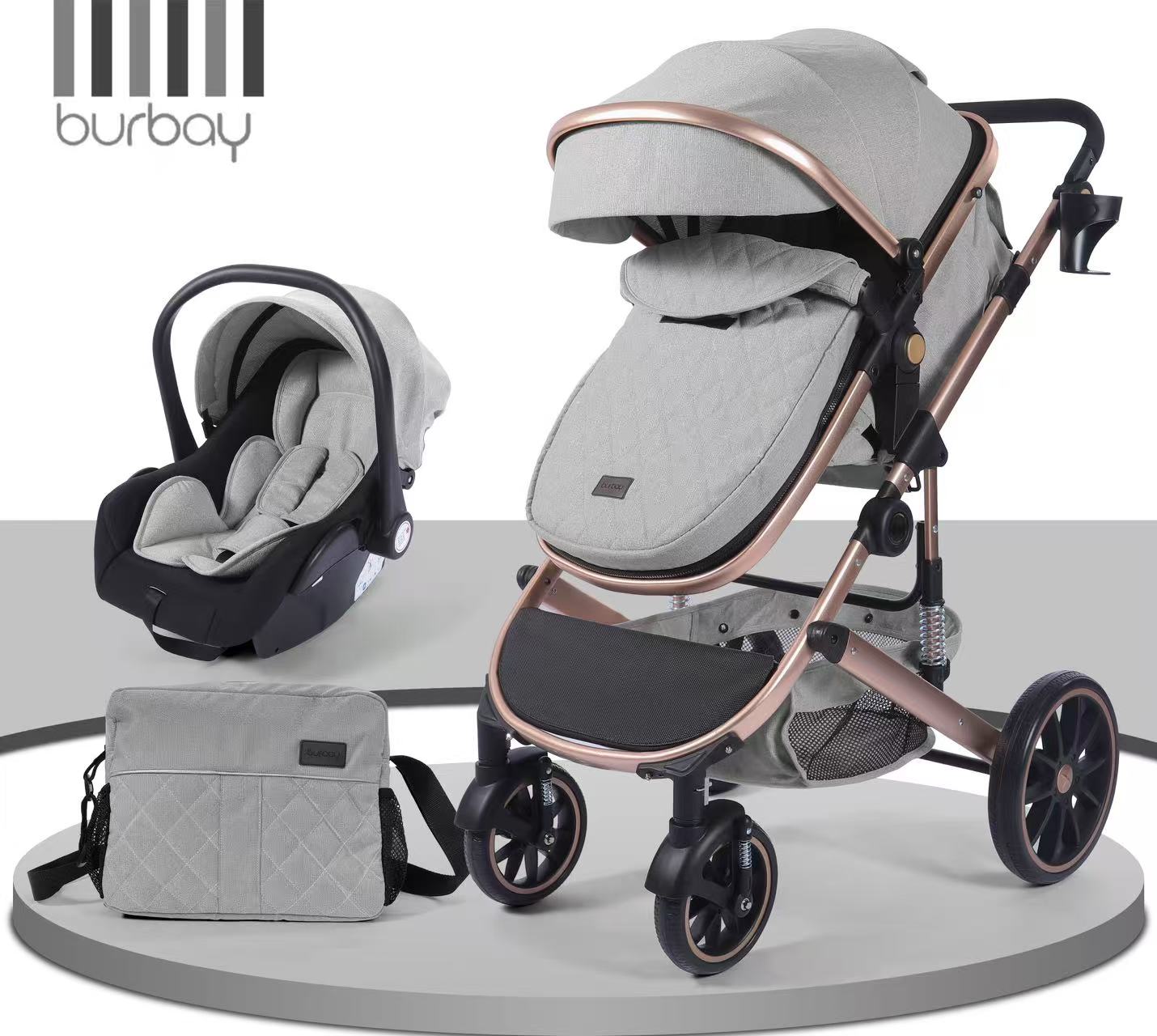 Poussette Trio Royale - Le Luxe au Quotidien | SK21+C