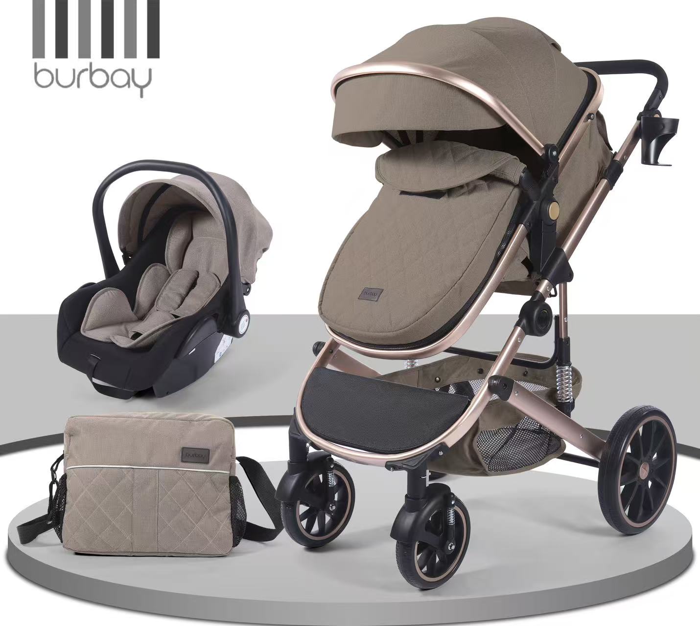 Poussette Trio Royale - Le Luxe au Quotidien | SK21+C