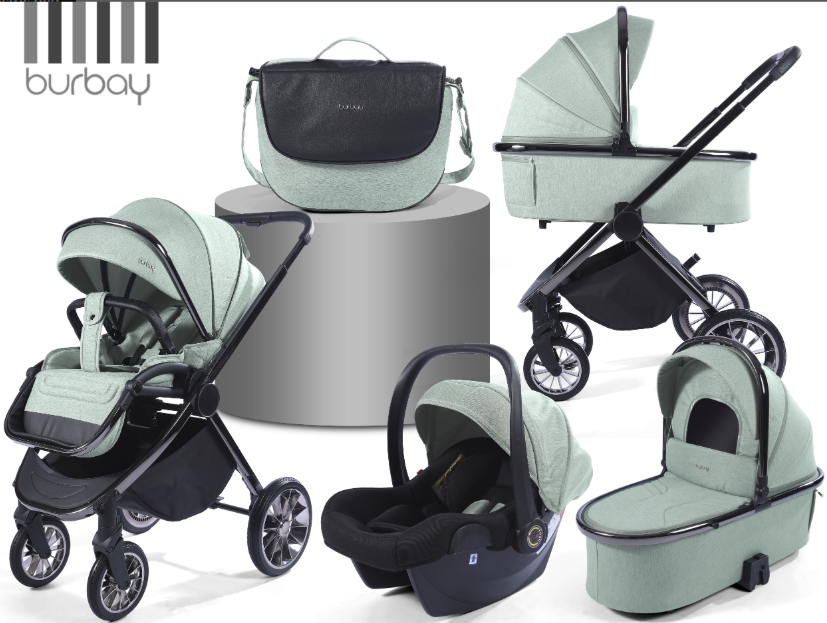 Pack Poussette 4 en 1 Burbay Premium Comfort | AS105