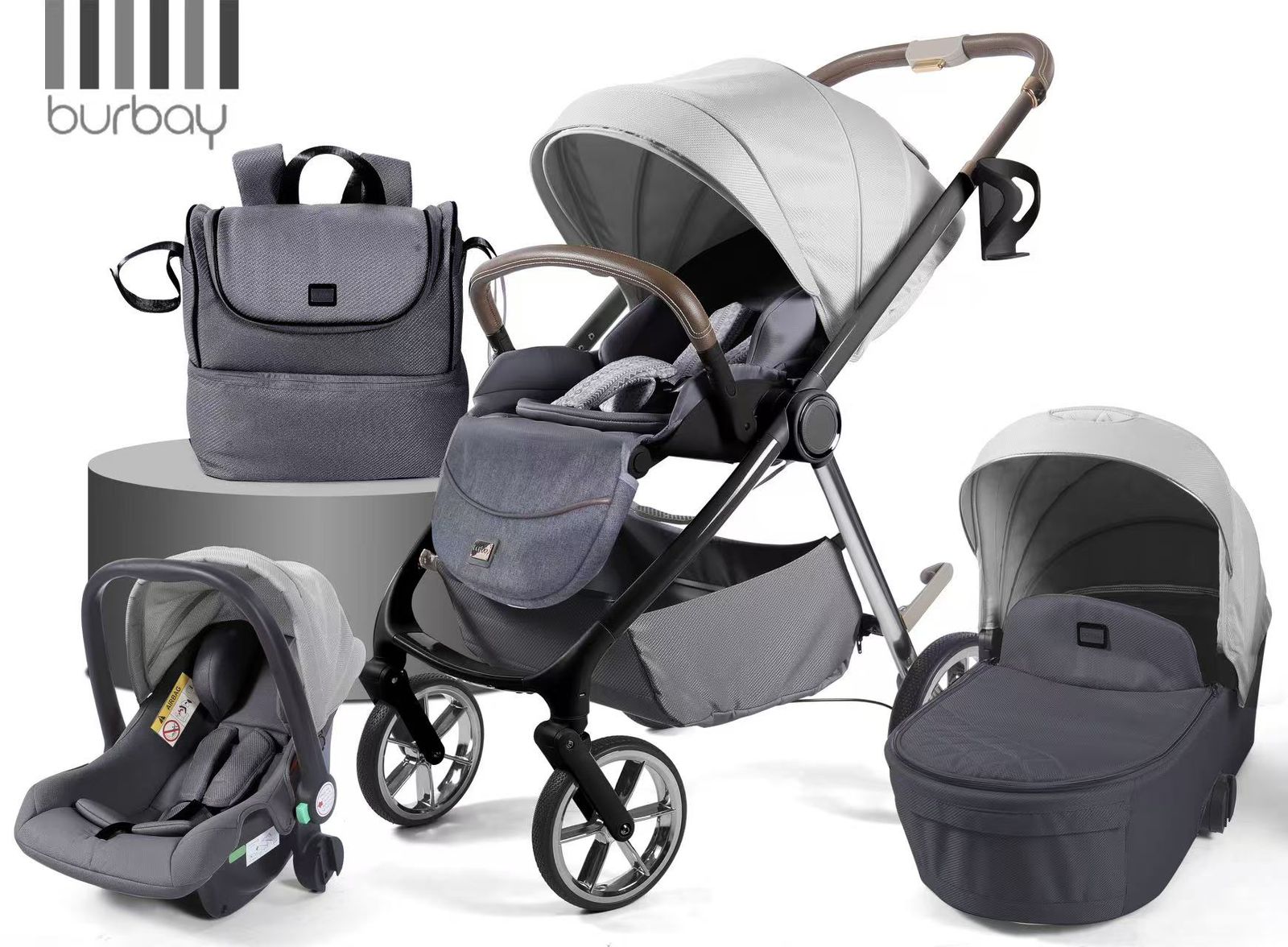 Poussette Burbay  3-en-1 | PC900